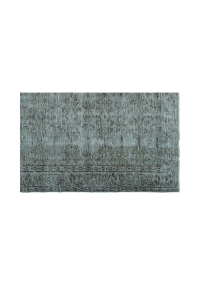 El Dokuması Vintage Yün-pamuk Mavi Halı 23565 147 X 235 Cm