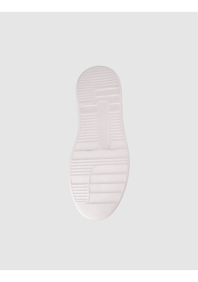Siyah Hakiki Deri Kadın Sneaker Ayakkabı