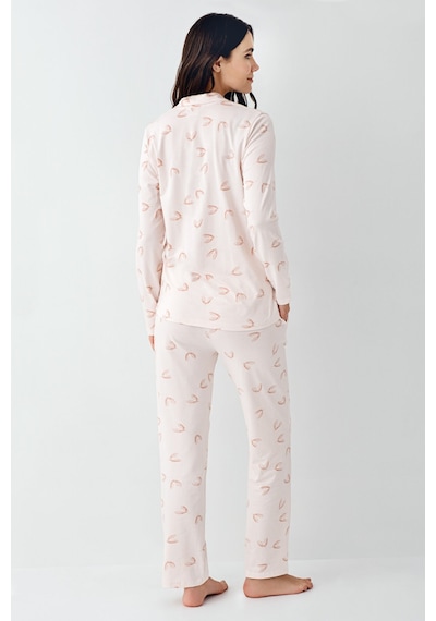 Pierre Cardin Kadın Pembe Gömlek Pijama Pc9064-s-v1 Pembe