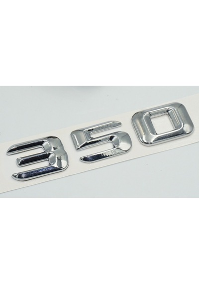 SL 350 Bagaj Krom Metal 3M 3D Yazı Logo