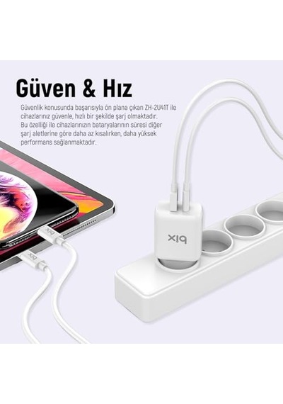 Pd 3.0 Type-c Usb-a Çift Bağlantı Noktalı Hızlı Şarj 15 14 13 12 Pro Max İpad Air Pro Ve Daha Fazlası İle Uyumlu