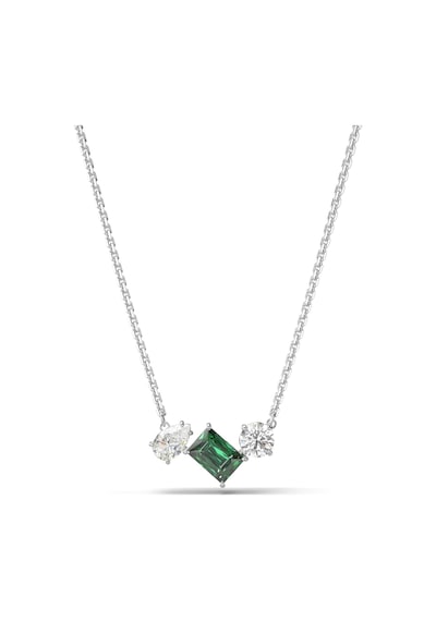 5668278 Swarovski Kolye Mesmera:pend Green White/rhs