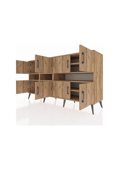 Kronos Konsol 8 Raflı 8 Kapaklı 176x59x99 Çam-çam Çam-çam Kronos Konsol 8 Raflı 8 Kapaklı 176x59x99 Çam-çam Çam-çam