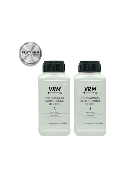 Rtv-2 Platinum Kalıp Silikonu 10 Shore 1 Kg