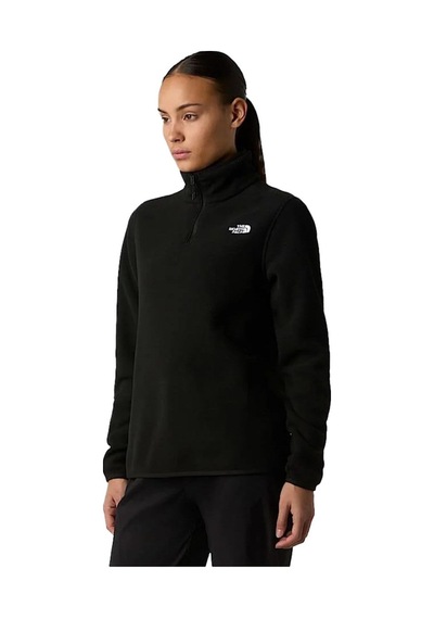 The North Face Glacier Fleece 1/4 Zip Kadın Siyah Outdoor Polar Nf0a8d2jjk31-24131