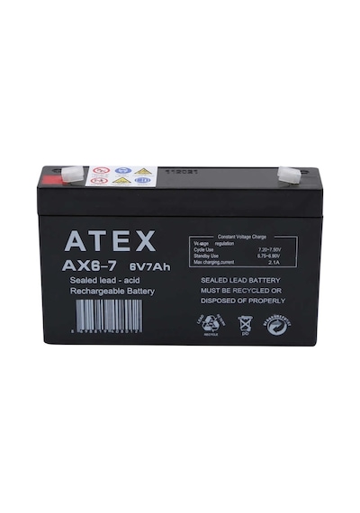 Mep Atex Ax6-7 6v 7ah Akü Najmaddin
