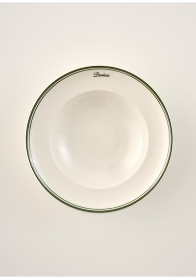 Bella Maison Bonheur Porselen Makarna Tabağı Yeşil 28 Cm Yeşil