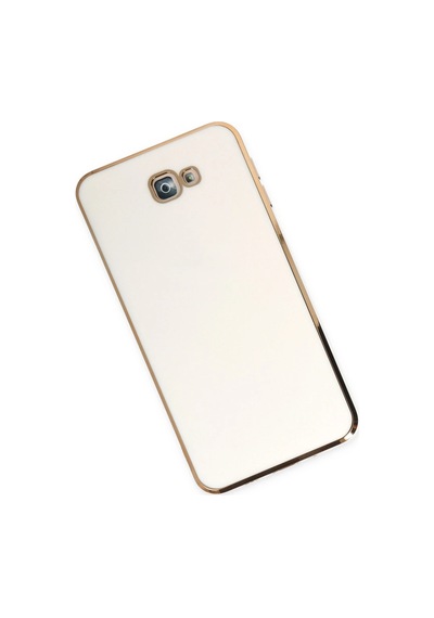 Flzdgnkr Newface Samsung Galaxy J7 Prime Kılıf Volet Silikon - Beyaz