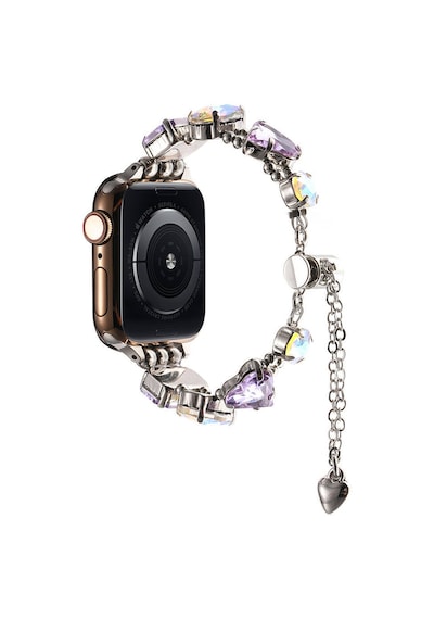 Apple Uyumlu Watch 40mm Zore Krd-115 Renkli Taş Tasarımlı Kordon