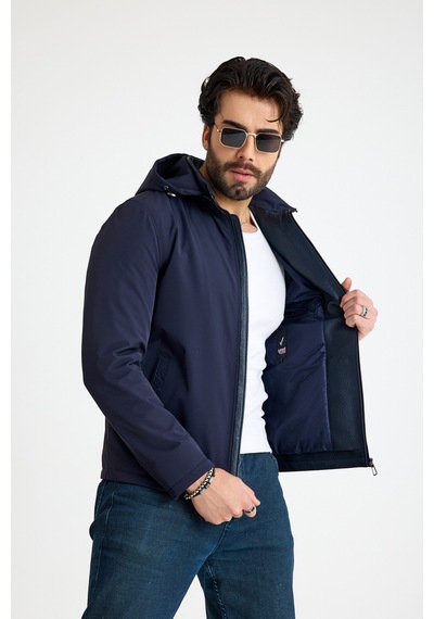 Franko Armondi Klasik Erkek Deri Ceket E52-kd-2908-24141 Lacivert