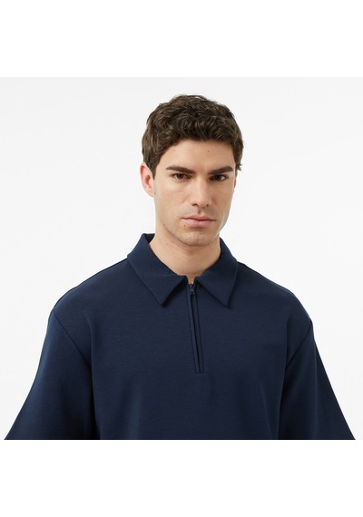 Nautica Erkek Lacivert Regular Fit Polo Yaka T-shirt Düz K57355t Lacivert