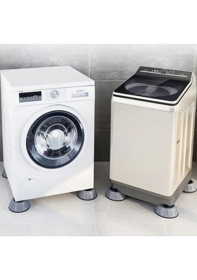 Çamaşır Makinesi Titreşim Engelleyici Stoper Gri 4lü Set Diğer