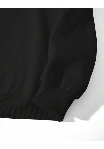 Hırsch Siyah Erkek Oversize Basic Kapüşonlu Paçası Lastikli Smile Baskılı Pamuklu Eşofman Takımı Siyah Hırsch Siyah Erkek Oversize Basic Kapüşonlu Paçası Lastikli Smile Baskılı Pamuklu Eşofman Takımı Siyah