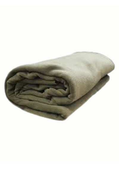 Tek Kişilik Yumuşak Haki Polar Battaniye 170x200