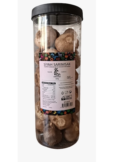 Edovital Siyah Sarımsak Baş 1 KG