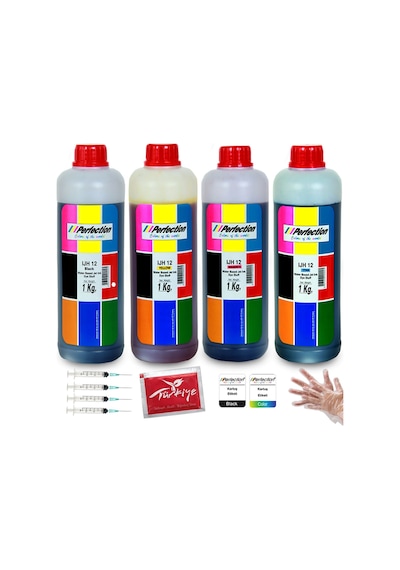 Epson L Serisi ve Claria Uyumlu Mürekkep Dolum Seti 4x1000 ml.  50.000 sf.
