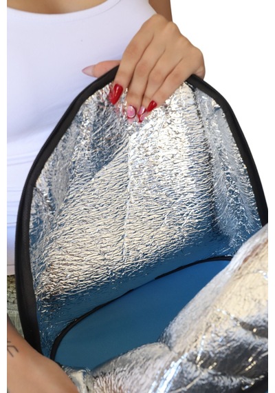 Next Craft Plaj Çantası Isı Yalıtımlı Termos Sıcak Soğuk Tutucu 2 Bölmeli 26 Lt. Kapasiteli Kamp Outdoor Mavi