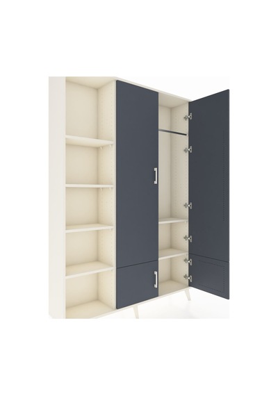 Arges Dolap 6 Raflı 4 Kapaklı Tek Askılı 132x30x195 Aytaşı-an... Aytaşı Arges Dolap 6 Raflı 4 Kapaklı Tek Askılı 132x30x195 Aytaşı-an... Aytaşı