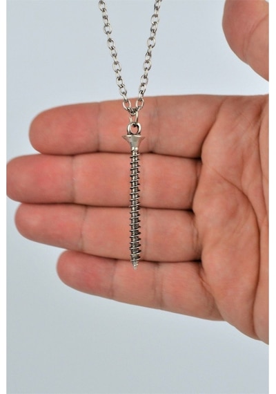Vida Tamirci Unisex Kolye Gümüş