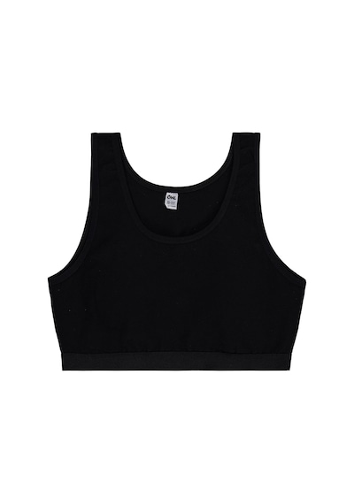 Civil Girls Basic Pedli Geniş Askı 10-12 Yaş Kız Çocuk Büstiyer - Siyah