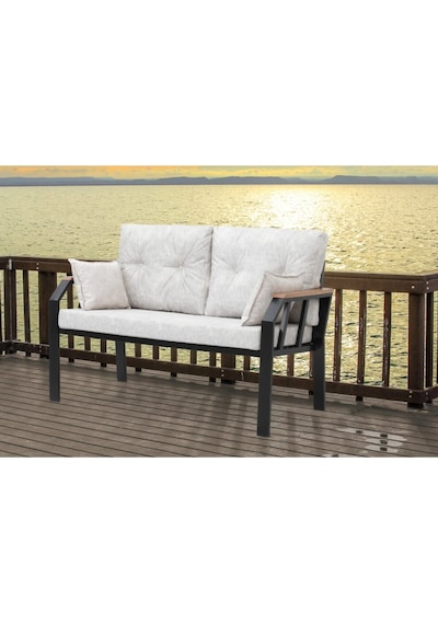 Tu Tienda Nergiz 2 1 1 Masa Bahçe Balkon Mobilyası,krem Bej