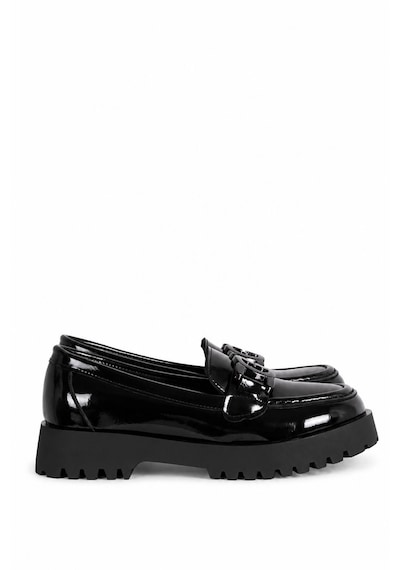 Trender 30-2814 Siyah Rugan Kadın Loafer Ayakkabı 27ksd9000012