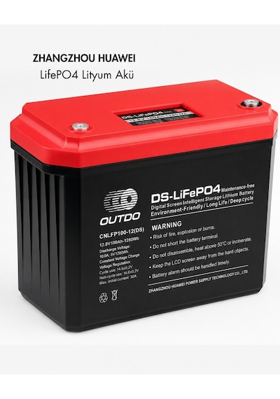 Outdo 12 Volt 100 Amper Lityum Akü Huawei Lithium Battery