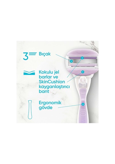 Lexroo Breeze Yedek Kadın Tıraş Bıçağı 4'lü