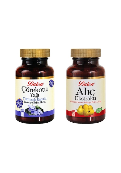 Balen 1 Adet Çörekotu Yağı(Soft Jell) 1 Adet Alıç Ekstraktı