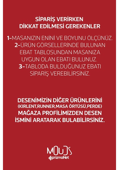 Krem Kokina Çiçeği Yılbaşı Desenli Runner Masa Örtüsü Dertsiz Süet Dokulu Kumaş Yeni Yıl