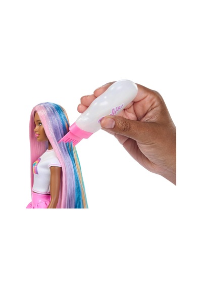 Barbie Gökkuşağı Saçlar Bebeği Kahverengi Saçlı Jjp08