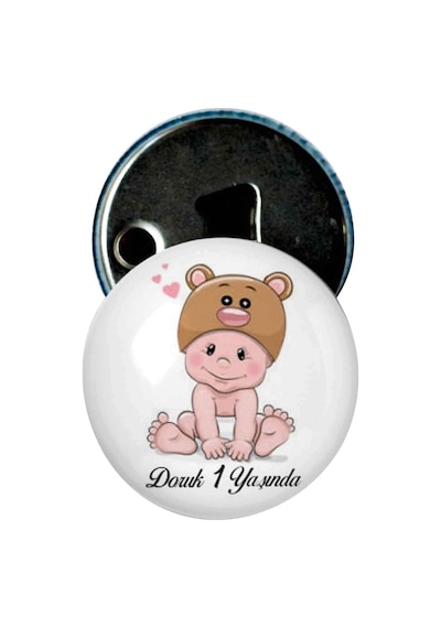 Famous Bebek Şekeri Magnet Bebek Mevlüt Hediyelik Isimli Kapak Açacak  (434856118)