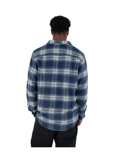 Hurley Hurley Portland Heavyweight Flannel Erkek Mavi Sweatshirt 6721 Lacivert