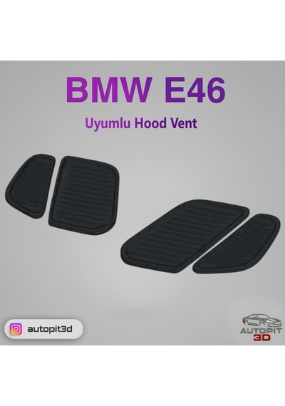 Autopit 3d Bmw E46 Uyumlu Hood Vent Bmw E46