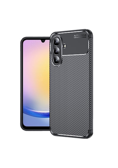 Samsung Galaxy Uyumlu A56 Kılıf Slim Fit Karbon Tasarım Silikon Kapak