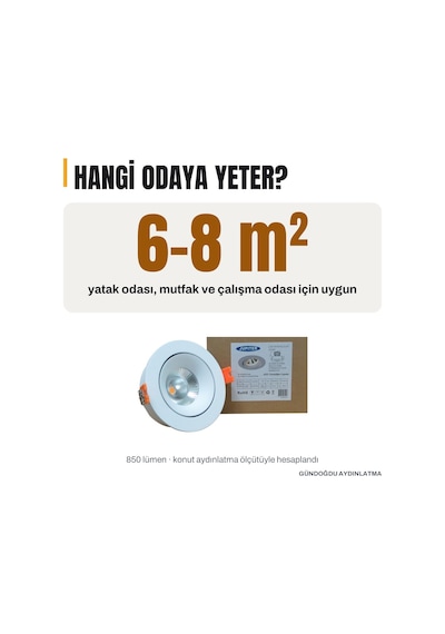 Jupıter Hareketli Led Spot Armatürü Beyaz 3000k Gün Işığı - Ls440
