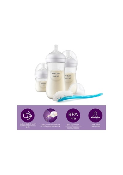 Nessiworld Avent Doğal Tepkili Natural Response Yenidoğan Hediye Seti