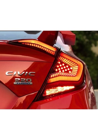 Honda - Civic Fc5 2016-2021 Uyumlu Omurga Led Stop Kırmızı