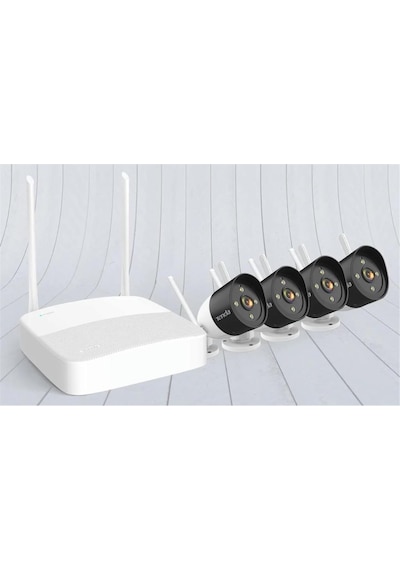 Tenda K4w-3tc 4 Kanal Nvr Kayıt Cihazı + 4 Adet Outdor Ip Wifi Bullet Kamera Set