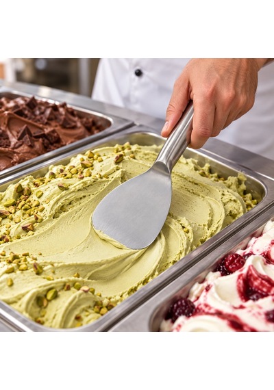 Fida Gelato, Dondurma Kaşığı Paslanmaz Gümüş