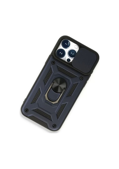 Newface Apple iPhone Uyumlu 15 Pro Max Kılıf Pars Lens Yüzüklü Silikon