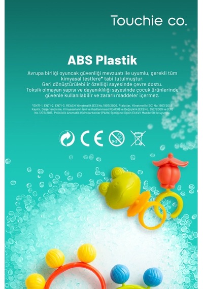 Touchie Co. 169 Parça Plastik Takı Yapım Seti Kız Çocukları Için