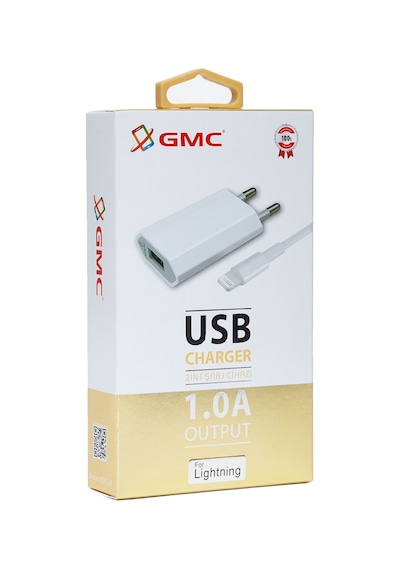 Gmc iOS Apple Uyumlu iPhone 5 / 5S / 5Se / 5C Gmc Lightning Şarj Aleti