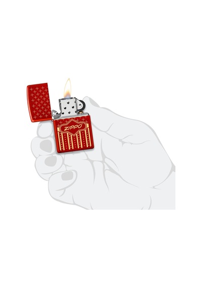 Zippo Elegan Red Dizayn Çakmak