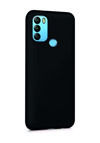 General Mobile Gm 21 Plus Kılıf Kamera Korumalı Silikon Rubber Arka Kapak Siyah