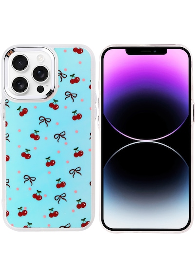 Zore Apple iPhone Uyumlu 14 Pro Max Kılıf Airbag Tasarımlı Sys Hadra Kapak - Kalp Kalp