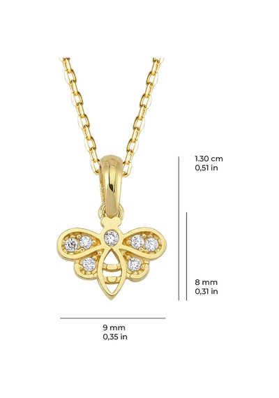 14 Ayar Arı Altın Kolye 1,77 Gr-5673