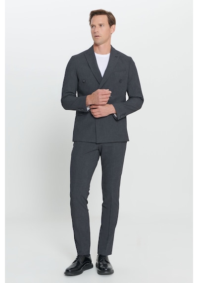 Altınyıldız Collectıon Erkek Antrasıt Slim Fit Kırlangıç Yaka Gofre Desenli Kruvaze Takım Elbise Antrasit Altınyıldız Collectıon Erkek Antrasıt Slim Fit Kırlangıç Yaka Gofre Desenli Kruvaze Takım Elbise Antrasit