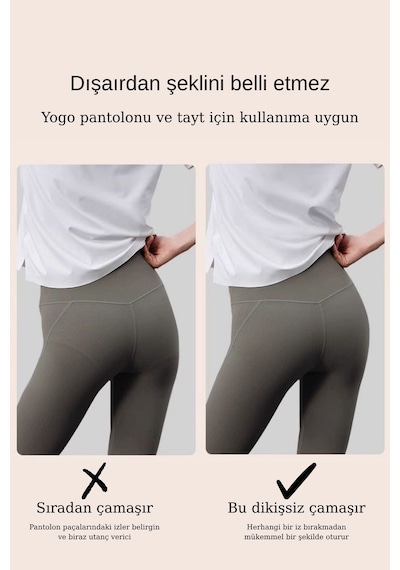 Unreal Underwear 5 Li İz Yapmayan Yüksek Bel Lazer Kesim Külot Nefes Alabilir, Terletmeyen Konforlu İthal Çamaşır Çok Renkli