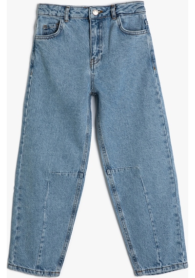Koton Crop Kot Pantolon Dikiş Detaylı Cepli Pamuklu Lıght Indıgo 4skg40029ad 4SKG40029ADLIN Açık Mavi Koton Crop Kot Pantolon Dikiş Detaylı Cepli Pamuklu Lıght Indıgo 4skg40029ad 4SKG40029ADLIN Açık Mavi